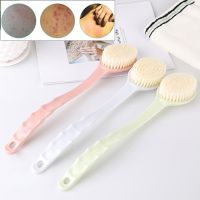 Natural Bristle Body Soft Massager For Bath Back Brushes Shower Cellulite Dry Brushing Tools Massage Brush With A Long Handle