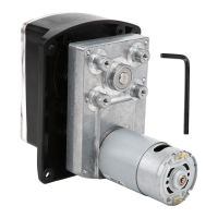 DC 6V-24V Peristaltic Pump High Transparent PC Cover Durable PA66 Material Casing Food-grade Peristaltic Pump