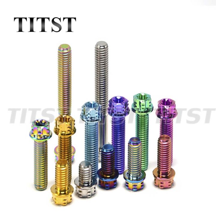 m8-titst-สกรูไททาเนียม-torx-ภายนอก12จุดสกรูหัวจาน15-60มม