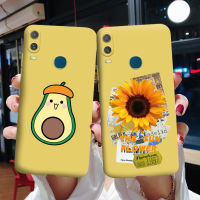 For Vivo Y11 2019 1906 Y17 Y15 Y12 Soft Silicone Cute Sunflower Avocado Painted Phone Case Protective Back Cover For Vivo Y11
