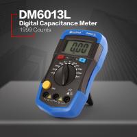 CH DM6013Lแบบพกพาดิจิตอลความจุตัวเก็บประจุMeter Tester 200pF ~ 20000 ยูเอฟ