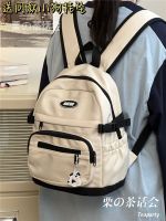 ⊙✗ Female mini portable small backpack backpack Japanese ins wind tooling college students small niche shopping bag