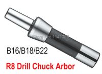 Free shipping 1PCS R8 Drill Chuck Arbor Draw Bar M12 or 7/16 20UNF Mount B16/B18/B22