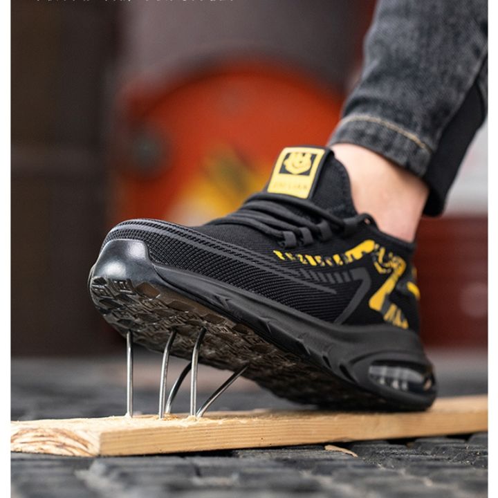 รองเท้าที่มีคุณภาพสูง-p56lgud-ผู้ชายแฟชั่นกันการเจาะหรือรองเท้าเพื่อความปลอดภัยนิ้วเท้าไม่สามารถทำลายได้