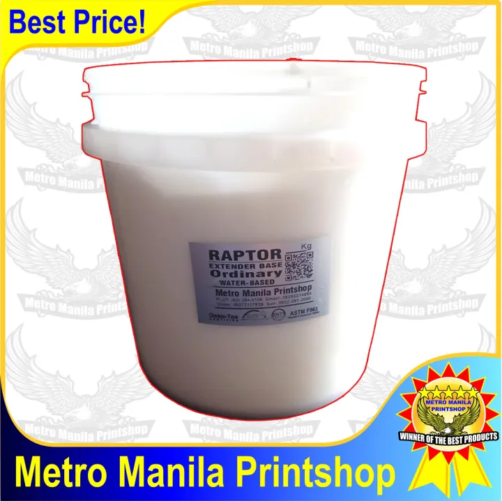 Extender Base Ordinary Water based 1 kg for Tshirt / Silk Screen