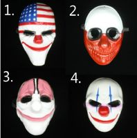 Clown หน้ากากสำหรับ Masquerade Party น่ากลัวตัวตลกหน้ากาก Payday 2ฮาโลวีนหน้ากากที่น่ากลัว Graffiti หน้ากากอะนิเมะหน้ากากหน้ากากคอสเพลย์