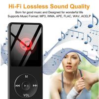 เครื่องเล่น MP3ขนาดเล็กรองรับบลูทูธได้1.8นิ้ววิทยุ Fm Mp4เครื่องเล่นเพลง Hifi สำหรับนักเรียนที่บันทึก E-Book Sports