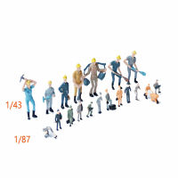 30pcs Different Poses Model Trains workers 1:43 1:87 O Scale All Standing Painted Figures Passengers People Model Railway P4310