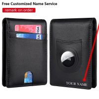 Bycobecy Rfid Carbon Fiber Card Holder Airtag Men Bank Credit Designer Cardholder Fashion Minimalist Wallet Air Tag Male Wallet Card Holders