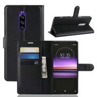 （A Boutique）สำหรับ Sony Xperia 1 J8110 J8170 J9110กระเป๋าสตางค์กรณีฝาครอบหนัง Etui กรณี Fundas