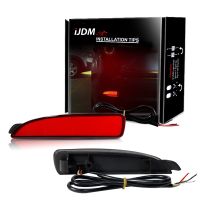 iJDM LED Bumper Reflector Lights For Mazda 3 5 6 Function as TailBrake Rear Fog LampsTurn LightFor Mazda 3 Rear side marker