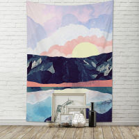 Decorative tapestry abstract landscape art wall hanging wall background cloth
