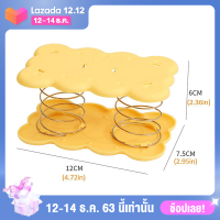 ?【Flash Sale】WUJI กล่องใส่กระดาษทิชชู่แบบสปริงคู่ชั้นวางเครื่องจ่ายทิชชูอเนกประสงค์สำหรับห้องนั่งเล่นสำนักงานเดสก์ท็อป