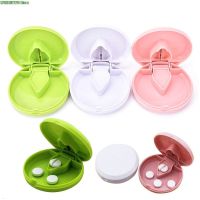 1PC 3 Colors Portable Mini Smal Pill Cutter Splitter Divide Storage Case Medicine Cut Compartment Box Holder Pill Splitters