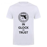 Glock Handgun USA โลโก้เสื้อยืดผู้ชาย Streetwear ลำลองสั้นแขนยาวรอบคอฝ้ายเสื้อยืดฤดูร้อน Tops Tee Camisetas Hombre