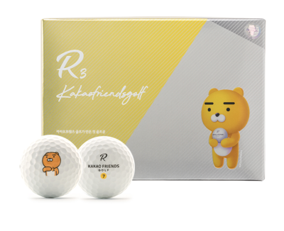 ลูกกอล์ฟ  Kakao friends 3 ชั้น บอลพรีเมี่ยม สินค้าลิขสิทธิ์แท้ 100%