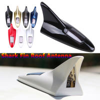 【YY】Universal Solar Powered Shark Fin Roof Antenna No Function Decorative Aerial Warning Tail Light Car Accessories Fit BMWHonda