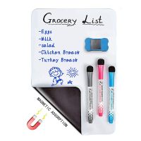 【YD】 Magnetic Whiteboard Fridge Magnets Dry Board Writing Message Remind Memo Kid
