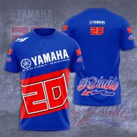 T SHIRT   T-shirts Fabio Quartararo El Diablo 20 Yamaha MotoGP Racing Summer Mens Short Sleeve Clothes Tees Shirts Tops