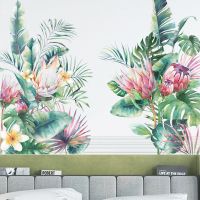 【 YUYANG Lighting 】 Wall Stickers Tropical Plants Leaves - Diy Aliexpress