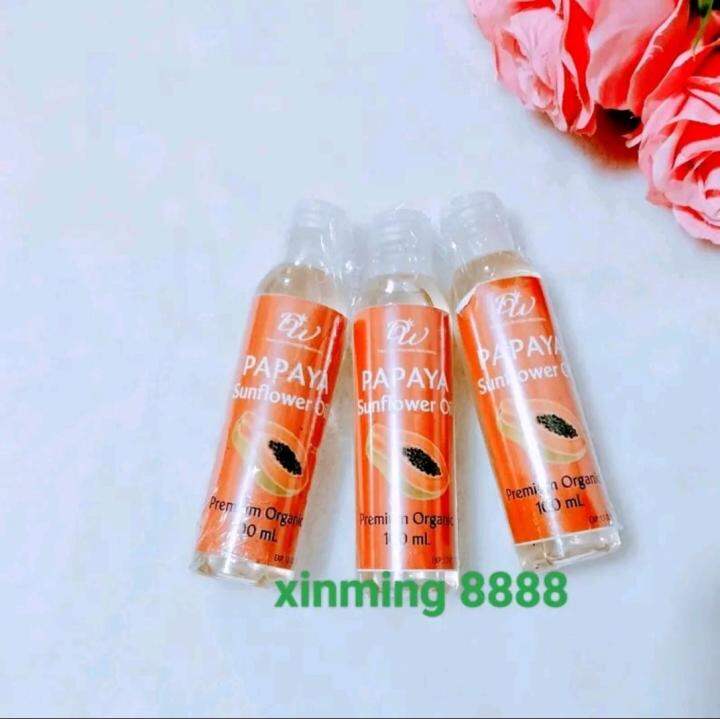 BUY 3 PAPAYA SUNFLOWER OIL mabango double whitening hydrating effective