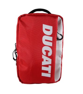 DUCATIกระเป๋าคาดอกลิขสิทธิ์แท้ดูคาติ ขนาด 15.5x24.5x9 cm.DCT49 106 สีแดง