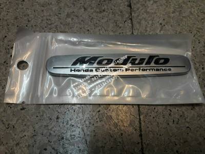 งานพลาสติกชุบโครเมี่ยม หรือ งานโลหะ เหล็ก คำว่า Modulo Honda Custom Performance สำหรับติดรถ ฮอนด้า แต่งรถ ประดับยนต์ สวย งานดี หายาก