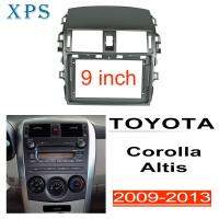 Xps แอนดรอยด์2din แผงสเตอริโอสำหรับ TOYOTA คอโรลล่าอัลติส2009-2013กรอบหัวไม้ระบบแอนดรอยด์9นิ้ววิทยุกรอบ