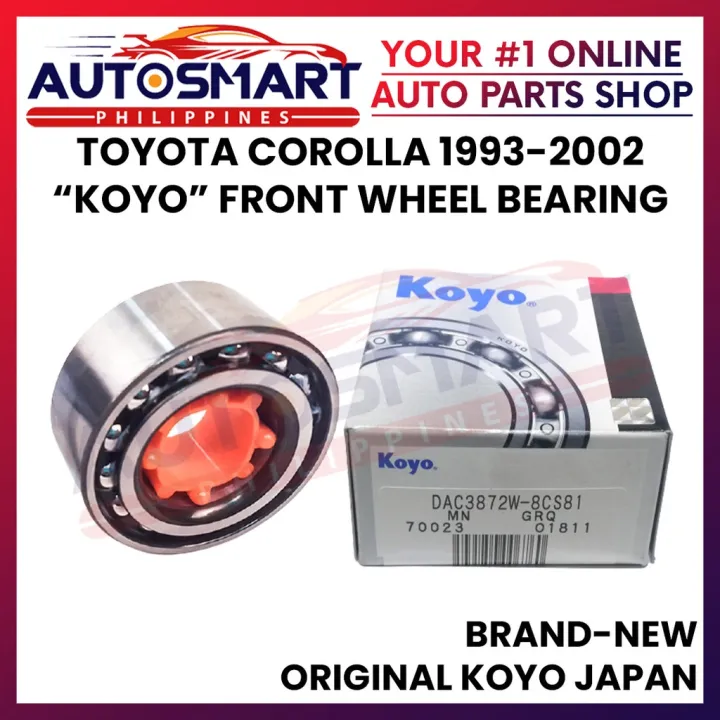 Toyota Corolla 19932002 Koyo Front Wheel Bearing Lazada PH
