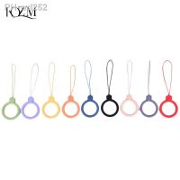 Finger Ring Anti-lost Universal Phone Short Lanyard Silicone Pendant Ring Strap