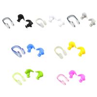 Soft Silicone Swimming Earplugs Nose Clip Set Adult Children Soundproof Sleep Ear Plugs Water Sports Equipment