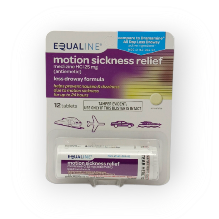 (USA) Equaline Motion Sickness Relief. 12 Tablets. Lazada PH