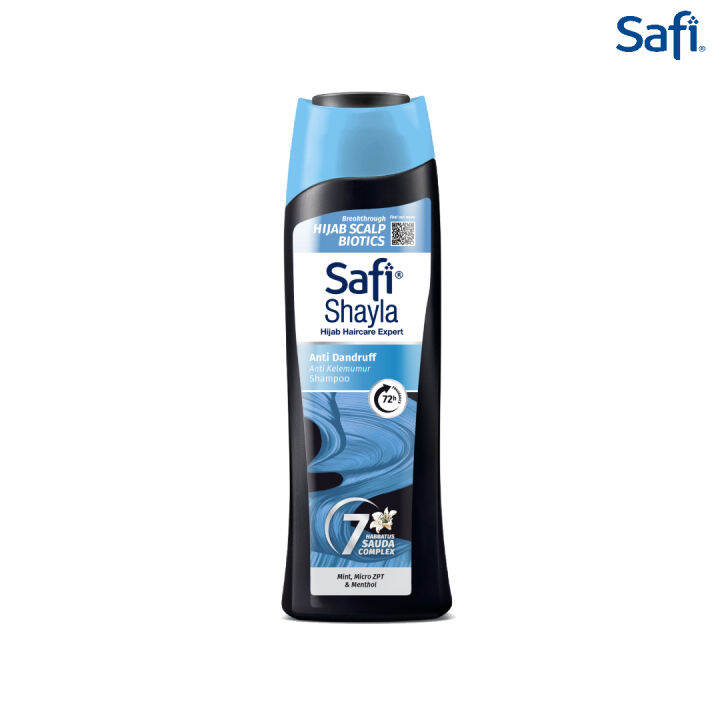 SAFI Shayla Anti Dandruff Shampoo 320g Mint Micro ZPT Menthol [Halal Beauty] Lazada