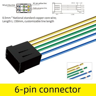 LANBOO สวิตช์เปิด-ปิดระดับสูง1409 7Amp KCD1 6Pin 3ตำแหน่งพร้อม12V24V220V250V ไฟแดง/เขียว