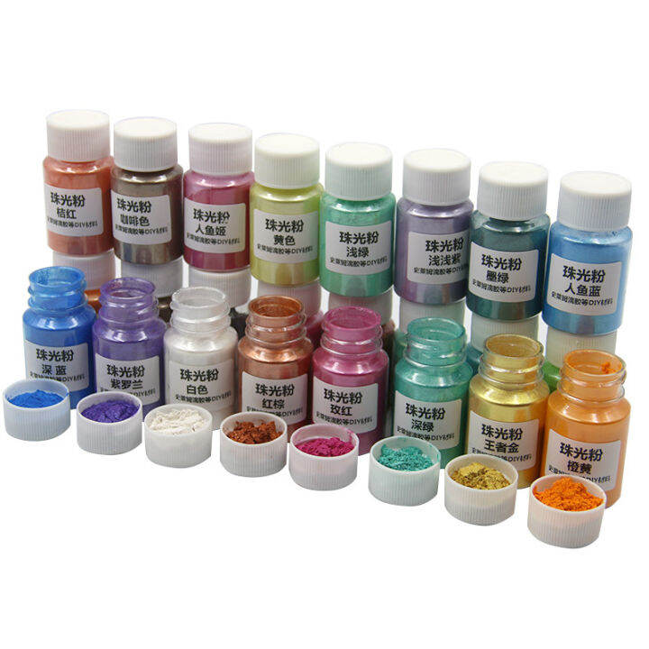 Generic 20 Colors Mica Powder Epoxy Resin Dye Pearl Pigment Natural Generic Mpg5060140