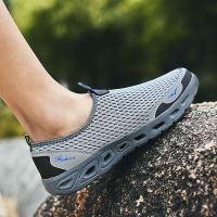 Summer Water Shoes Men Beach Mesh Aqua Shoes Quick Dry Breathable River Sea Swimming Slip-on Not-slip Women Sneakers Size 35-48