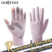 GOBYGO วิ่งกลางแจ้ง S U Nisex Windproof ลื่น Plam ฤดูหนาวเย็นหลักฐานอบอุ่นกีฬาสกีปีนเขาขี่จักรยานสกีเรียงราย S