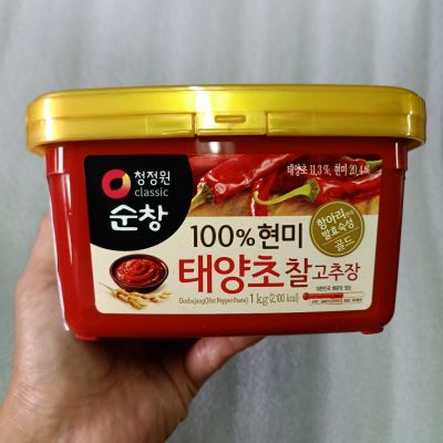 อาหารนำเข้า🌀 Ko Chu Jung Chor, Korea, Ko Chu Jang Gochujung Hot Pepper Paste 1 kg