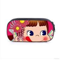 Fujiya Children Pencil Case Student Pen Box Stationery Pouch Zipper Large Capacity Cartoon Pen Storage Bag