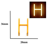 TF DC3V LED COB LED ตัวอักษรภาษาอังกฤษตกแต่งภายในงานแต่งงานอุปกรณ์เสริมแสงสว่าง DIY