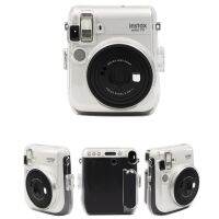 Fujifilm Instax Mini 70เคสป้องกันกล้องหนัง PU แบบคลาสสิกถุงคลุมกระเป๋า/พีวีซีเคสใสพร้อมกระเป๋ากล้อง Tali Bahu