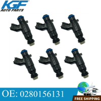 6ชิ้นหัวฉีดน้ำมันเชื้อเพลิงสำหรับ04-08 Cadillac Buick 3.6L V6 0280156131 12571159แทนที่