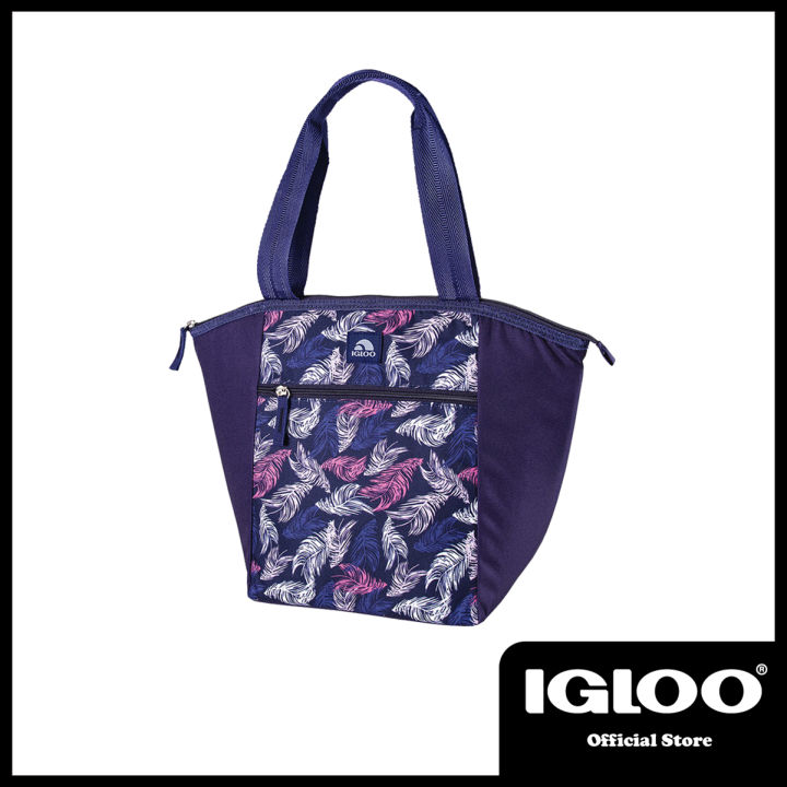 Igloo Birds of a Feather Essential Tote 16 Can Lunch Bag Indigo