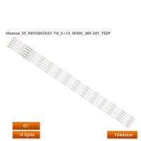 แถบไฟแบล็คไลท์ Led 5ชิ้น/เซ็ตเหมาะสำหรับ H55A6500UK H55A6500ของเขา H55AE6400 55-HD550S3U51แถบไฟทีวี