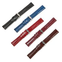 peroyeh Universal Fashion Lizard Texture Leather Watchband Pin Buckle Men Women Watch Strap 12mm 14mm 16mm 18mm 20mm 22mm 24mm