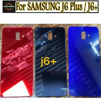 【❉HOT SALE❉】 SRFG SHOP ใหม่สำหรับ Samsung Galaxy J6 Plus ฝาครอบ J6ประตูกระจกหลังตัวเครื่องเปลี่ยน Sm-J610f Sm-J610f Sm-J610g