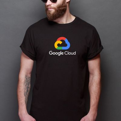 [COD]เสื้อยืด ผ้าฝ้าย พิมพ์ลายเมฆ Google Staff Man Frontend Backend Geek Hacker คุณภาพดี สําหรับผู้ชายS-5XL  MIPO