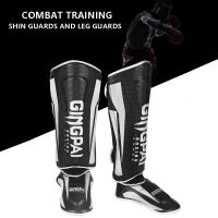 ผู้ใหญ่ Professional ing Legging หนาอุปกรณ์ป้องกัน Mma Muay Thai Shin Guards Instep Protection Fighting อุปกรณ์ป้องกัน