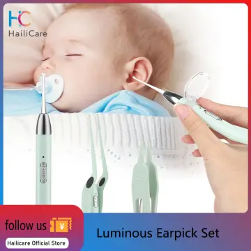 Led Light Nose Pick Removal Nose Clean Clip Baby Nose Clean Tweezer For  Kids Baby