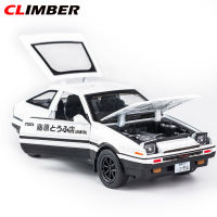 CL ของขวัญคริสต์มาส AE86อัลลอยรถรุ่นด้วยแสงเสียงจำลอง1:28ดึงกลับรถของเล่นสำหรับวันเกิดของขวัญคริสต์มาส